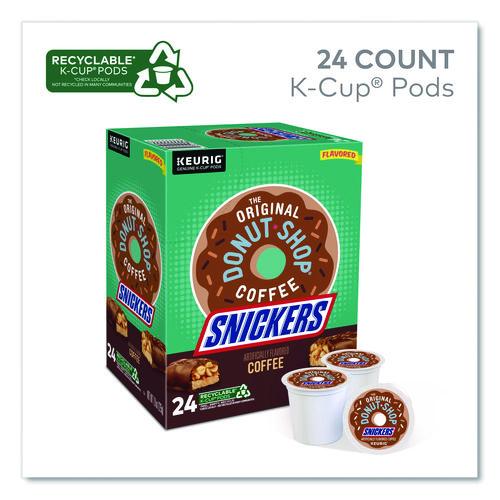 Image of The Original Donut Shop® 5000367239 SNICKERS Flavored Coffee K-Cups, 24/Box