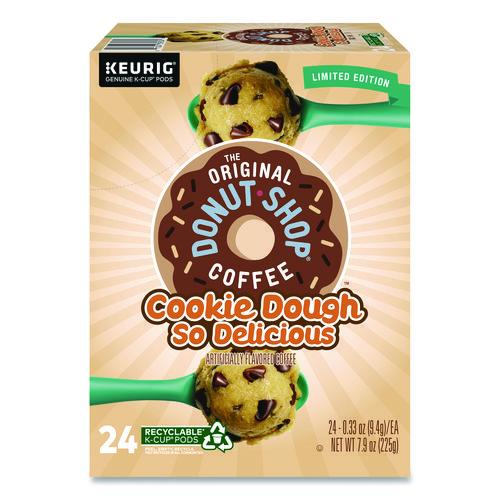 Image of The Original Donut Shop® 5000366665 Cookie Dough So Delicious K-Cups, 0.3 oz K-Cup, 24/Box