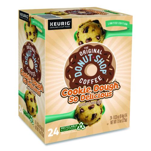 Image of The Original Donut Shop® 5000366665 Cookie Dough So Delicious K-Cups, 0.3 oz K-Cup, 24/Box