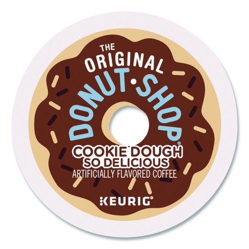 Image of The Original Donut Shop® 5000366665 Cookie Dough So Delicious K-Cups, 0.3 oz K-Cup, 24/Box