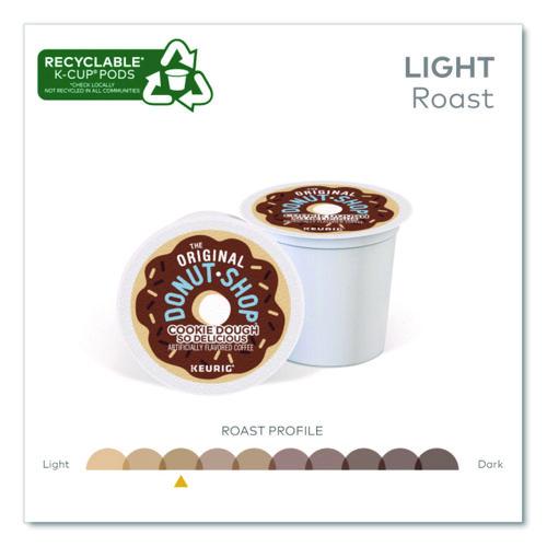 Image of The Original Donut Shop® 5000366665 Cookie Dough So Delicious K-Cups, 0.3 oz K-Cup, 24/Box