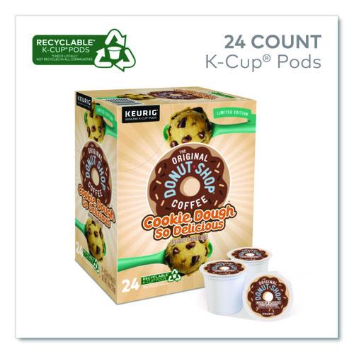 Image of The Original Donut Shop® 5000366665 Cookie Dough So Delicious K-Cups, 0.3 oz K-Cup, 24/Box