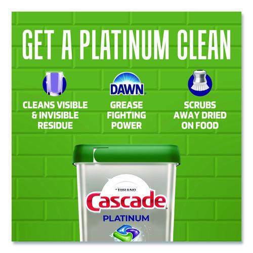 Image of Cascade® 80797181 ActionPacs, Fresh Scent, 31.8 oz Tub, 59 Pacs/Tub