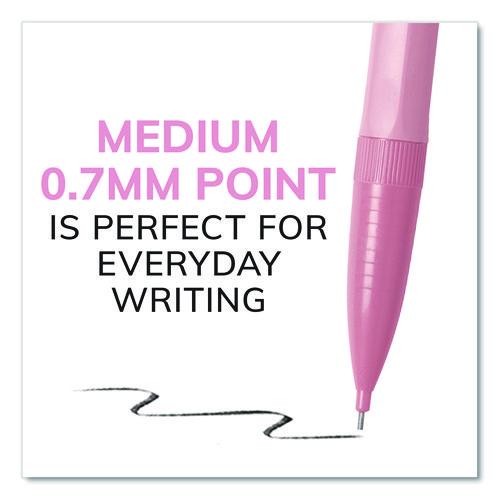 Image of BIC® MP40TX-BLK Xtra Smooth Mechanical Pencil, HB #2 Black Lead, Assorted Pastel Color Barrels, 40/Pack