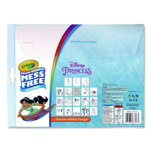 Image of CrayolaÂ® Disney Princess Color Wonder Kit, (18) Coloring Pages and (5) Markers