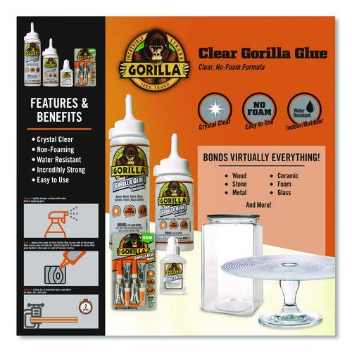 Image of GorillaÂ® Clear Gorilla Glue, 5.75 oz, Dries Clear