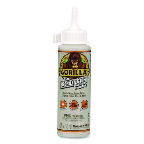 Image of GorillaÂ® Clear Gorilla Glue, 5.75 oz, Dries Clear