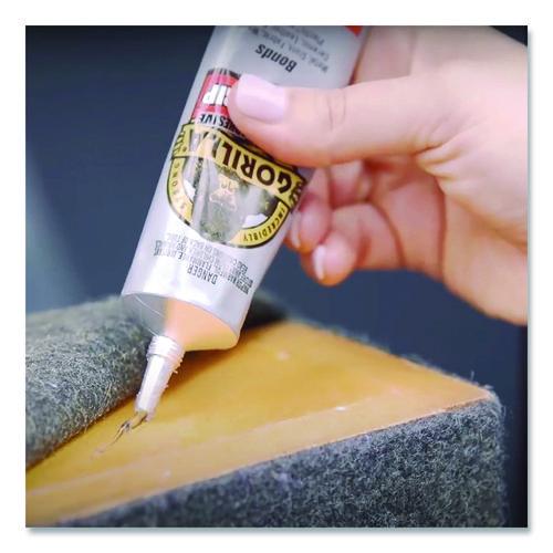 Image of Gorilla® 8040002 Clear Grip Contact Adhesive, 3 oz Tube, Dries Clear
