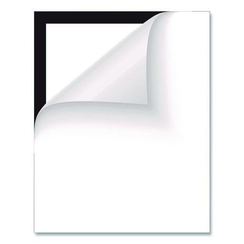 Image of Global Printed Products SPLS-8X11FMP Indoor Window Sign Holder, 8.5 x 11 Insert, Black Frame, 5/Pack