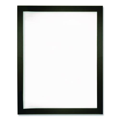 Image of Global Printed Products SPLS-8X11FMP Indoor Window Sign Holder, 8.5 x 11 Insert, Black Frame, 5/Pack