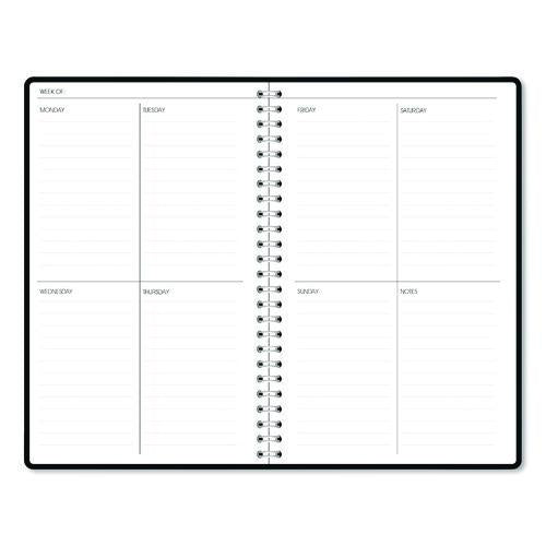 Image of House of Doolittle 2121-52 Recycled Non-Dated Monthly/Weekly Planner, Cherry Blossoms, Black/White Cover, Undated