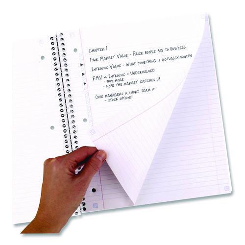 Image of Five StarÂ® Soft Pedals Spiral Notebook, 1-Subject, Medium/College Rule, Assorted Cover Colors, (80) 11 x 8.5 Sheets, 2/Pack