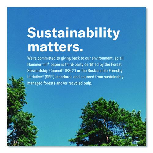 Image of Hammermill® 104604 Premium Laser Print Paper, 98 Bright, 24 lb Bond Weight, 8.5 x 11, White, 500/Ream, 10 Reams/Carton