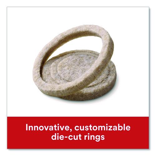Image of Scotch SP884-NA Custom Fit Felt Pads, 1.5" dia, Beige, 30/Pack