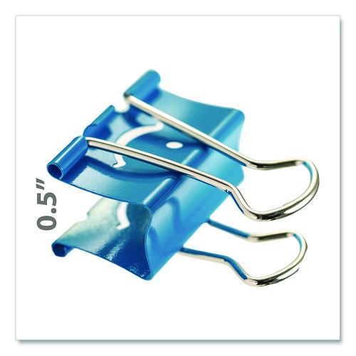 Image of Officemate 31095 Smiling Face Binder Clips, Medium, Assorted Colors, 36/Pack