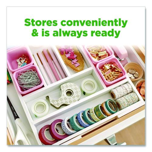 Image of Scotch® 123R Stainless Steel Refillable Tape Dispenser with 2 Rolls 0.75" x 550" Tape