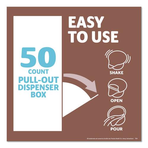 Image of Coffee mate® 12536842 Plant-Based Oat Milk Liquid Creamers, Natural Vanilla, 0.38 oz Mini Cups, 50/Box, 4 Boxes/Carton