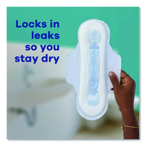 Image of Always® 03368 Maxi Long Super Daytime Pad with Wings, Size 2, Super Absorbency, 18/Pack, 8 Packs/Carton