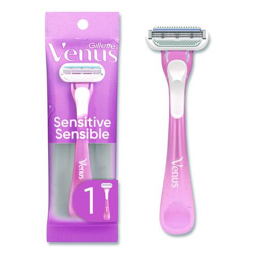 Image of Gillette® 64906 Venus Sensitive Sensible Razors, 3 Blades, 36/Carton