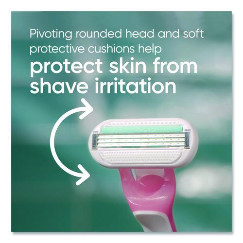 Image of Gillette® 64906 Venus Sensitive Sensible Razors, 3 Blades, 36/Carton