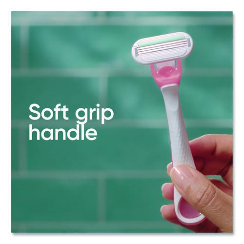 Image of Gillette® 64906 Venus Sensitive Sensible Razors, 3 Blades, 36/Carton