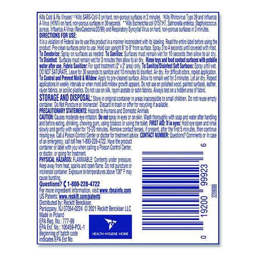 Image of LYSOLÂ® Brand Disinfectant Spray To Go, Crisp Linen Scent, 1.5 oz, Aerosol Spray