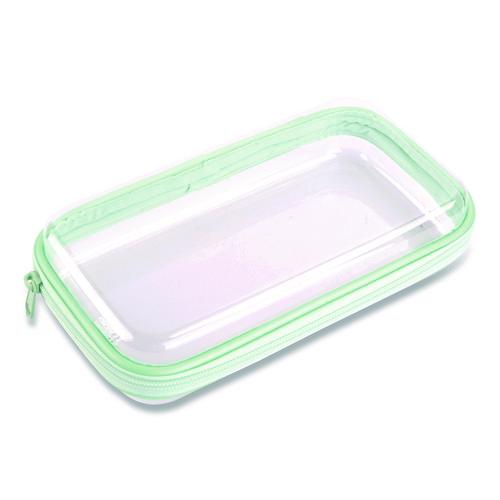 Image of Pep Rally 61749 Pencil Pouch, 9.25 x 5.12 x 2.17, Clear/Randomly Assorted Color