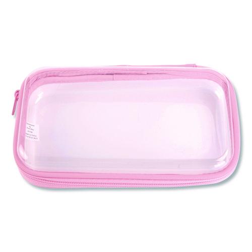 Image of Pep Rally 61749 Pencil Pouch, 9.25 x 5.12 x 2.17, Clear/Randomly Assorted Color