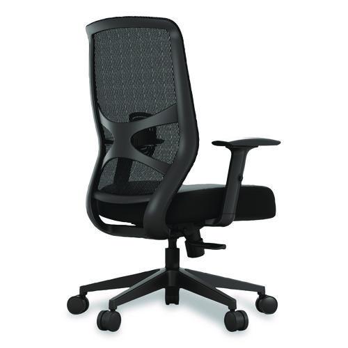 Image of Tempur-Pedic® by Raynor TP-PROTASK-BLK ProTask Executive Task Chair, Supports Up to 275 lb, 19.06" to 22.44" Seat Height, Black Seat/Back, Black Base