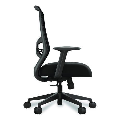 Image of Tempur-Pedic® by Raynor TP-PROTASK-BLK ProTask Executive Task Chair, Supports Up to 275 lb, 19.06" to 22.44" Seat Height, Black Seat/Back, Black Base