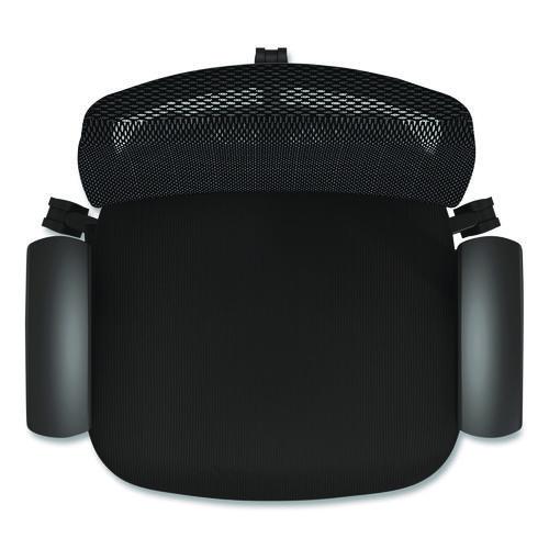 Image of Tempur-Pedic® by Raynor TP-PROTASK-BLK ProTask Executive Task Chair, Supports Up to 275 lb, 19.06" to 22.44" Seat Height, Black Seat/Back, Black Base