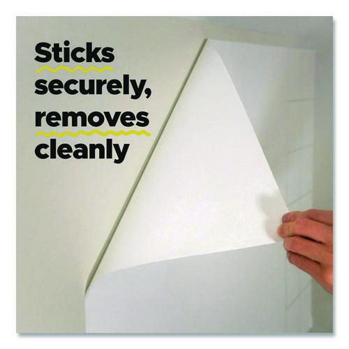 Image of Post-it® FWS-SHEETS-2PK Easy-Erase Whiteboard Sheets, Plastic Surface, 9.1 x 9.1, White, 2/Pack
