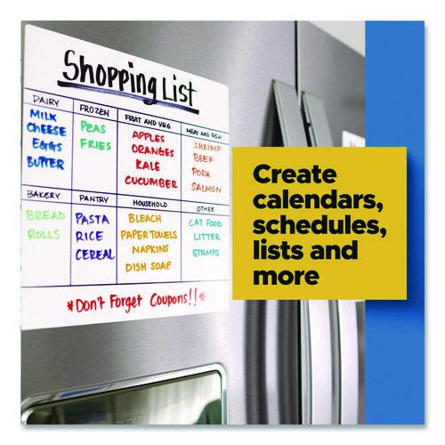 Image of Post-it® FWS-SHEETS-2PK Easy-Erase Whiteboard Sheets, Plastic Surface, 9.1 x 9.1, White, 2/Pack