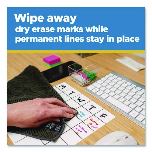 Image of Post-it® FWS-SHEETS-2PK Easy-Erase Whiteboard Sheets, Plastic Surface, 9.1 x 9.1, White, 2/Pack