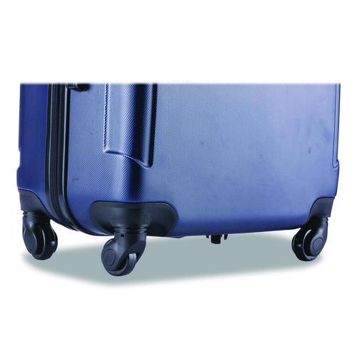 Image of InUSA Luggage IUPIL00M-BLU Pilot Hard Side Carry-On Suitcase, Four-Wheeled Spinner, 16.34 x 10.24 x 25.39, Blue