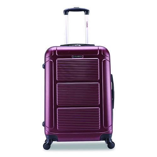Image of InUSA Luggage IUPIL00M-WIN Pilot Hard Side Carry-On Suitcase, Four-Wheeled Spinner, 16.34 x 10.24 x 25.39, Wine