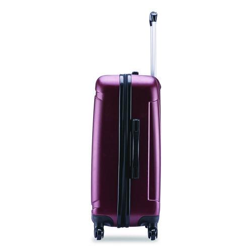 Image of InUSA Luggage IUPIL00M-WIN Pilot Hard Side Carry-On Suitcase, Four-Wheeled Spinner, 16.34 x 10.24 x 25.39, Wine