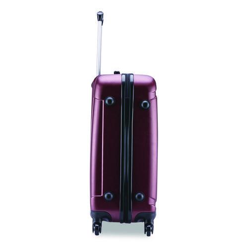 Image of InUSA Luggage IUPIL00M-WIN Pilot Hard Side Carry-On Suitcase, Four-Wheeled Spinner, 16.34 x 10.24 x 25.39, Wine