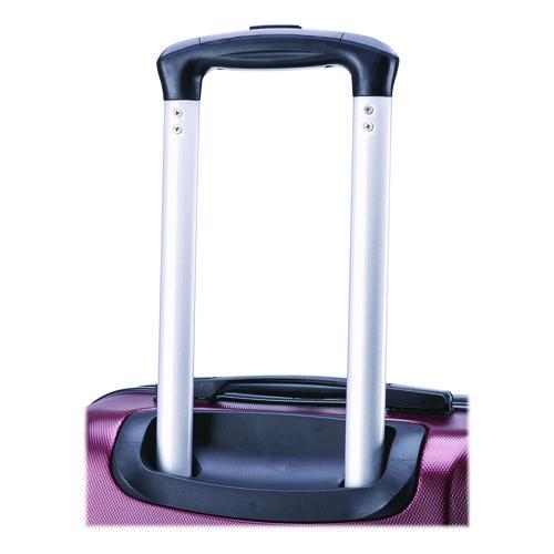 Image of InUSA Luggage IUPIL00M-WIN Pilot Hard Side Carry-On Suitcase, Four-Wheeled Spinner, 16.34 x 10.24 x 25.39, Wine