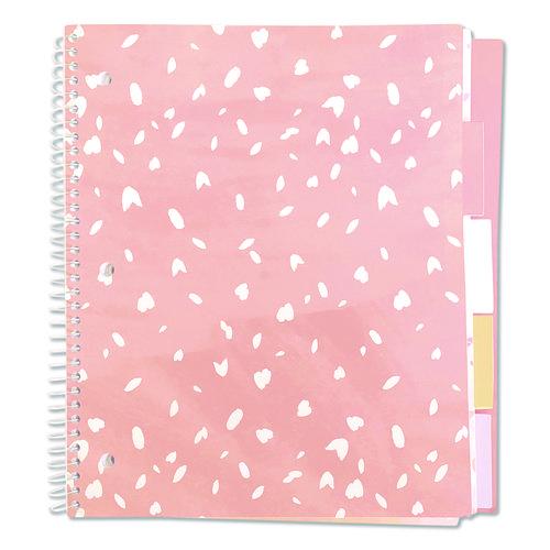 Image of Carolina Pad® 17504 Silver Lining Five-Subject Spiral Notebook, Medium/College Rule, Randomly Assorted Cover Color/Design, (150) 11 x 9 Sheets