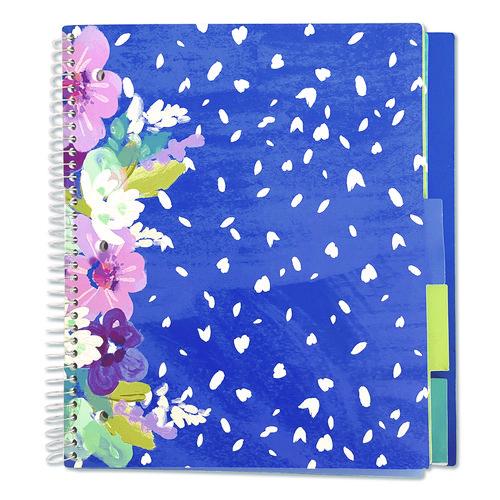 Image of Carolina Pad® 17504 Silver Lining Five-Subject Spiral Notebook, Medium/College Rule, Randomly Assorted Cover Color/Design, (150) 11 x 9 Sheets
