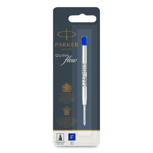 Image of Parker® 1950368 Refill For Parker Ballpoint Pens, Fine Conical Tip, Blue Ink