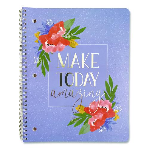 Image of Carolina Pad® 00001 Silver Lining Hardcover Journal, Medium/College Rule, Randomly Assorted Cover Color, (80) 10 x 8.5 Sheets