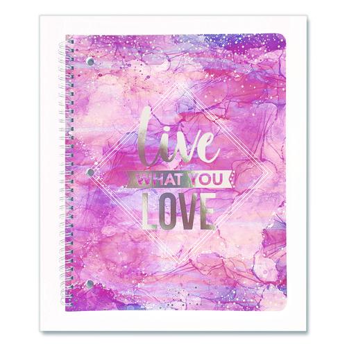 Image of Carolina Pad® 00001 Silver Lining Hardcover Journal, Medium/College Rule, Randomly Assorted Cover Color, (80) 10 x 8.5 Sheets