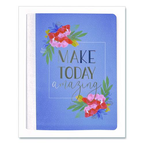 Image of Carolina Pad® 25007 Silver Lining Composition Book, Medium/College Rule, Randomly Assorted Cover Color, (100) 9.84 x 7.67 Sheets
