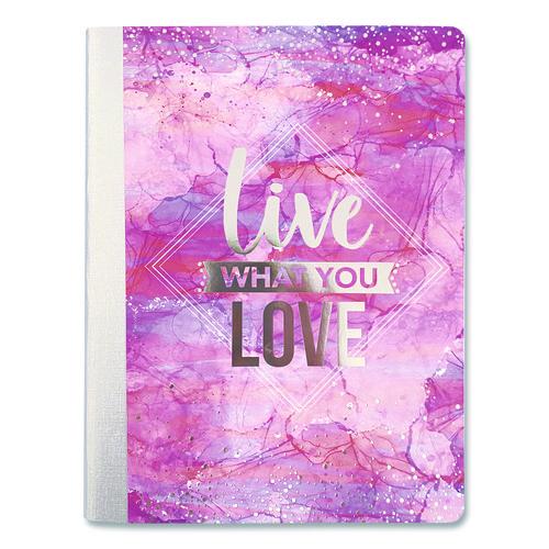 Image of Carolina Pad® 25007 Silver Lining Composition Book, Medium/College Rule, Randomly Assorted Cover Color, (100) 9.84 x 7.67 Sheets