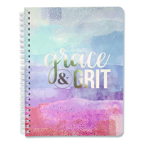Image of Carolina Pad® 45057 Silver Lining Hardcover Journal, Medium/College Rule, Randomly Assorted Cover Color, (100) 7.75 x 5.8 Sheets