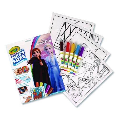 Image of Crayola® 75-7002 Disney Frozen 2 Color Wonder Kit, Includes Five Markers, Ages 3 and Up, 18 Pages