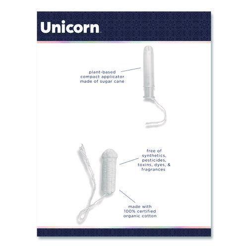Image of Unicorn TOP-08159 Cotton Tampons, Regular Absorbency, 60/Box, 6 Boxes/Carton