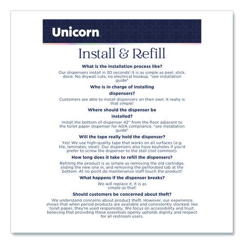 Image of Unicorn TOP-08159 Cotton Tampons, Regular Absorbency, 60/Box, 6 Boxes/Carton